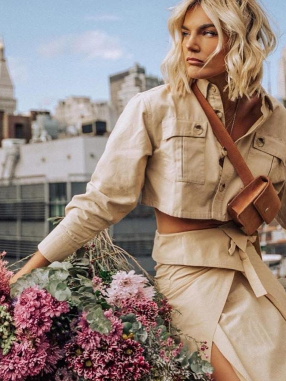 Inspr-d by tezza Crop twill jacket
